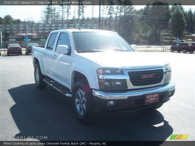 Summit White / Ebony 2010 GMC Canyon SLT Crew Cab 4x4
