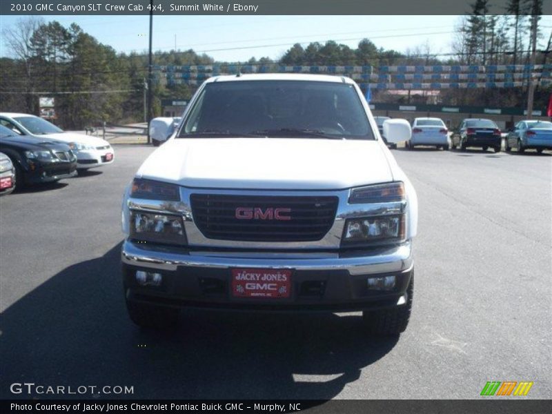 Summit White / Ebony 2010 GMC Canyon SLT Crew Cab 4x4