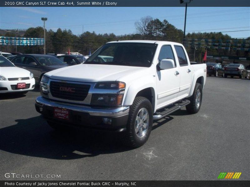 Summit White / Ebony 2010 GMC Canyon SLT Crew Cab 4x4
