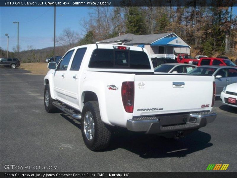 Summit White / Ebony 2010 GMC Canyon SLT Crew Cab 4x4