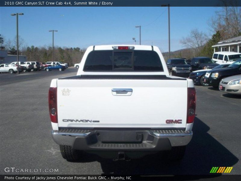 Summit White / Ebony 2010 GMC Canyon SLT Crew Cab 4x4