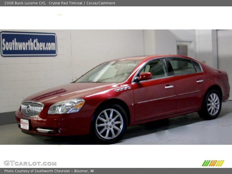 Crystal Red Tintcoat / Cocoa/Cashmere 2008 Buick Lucerne CXS