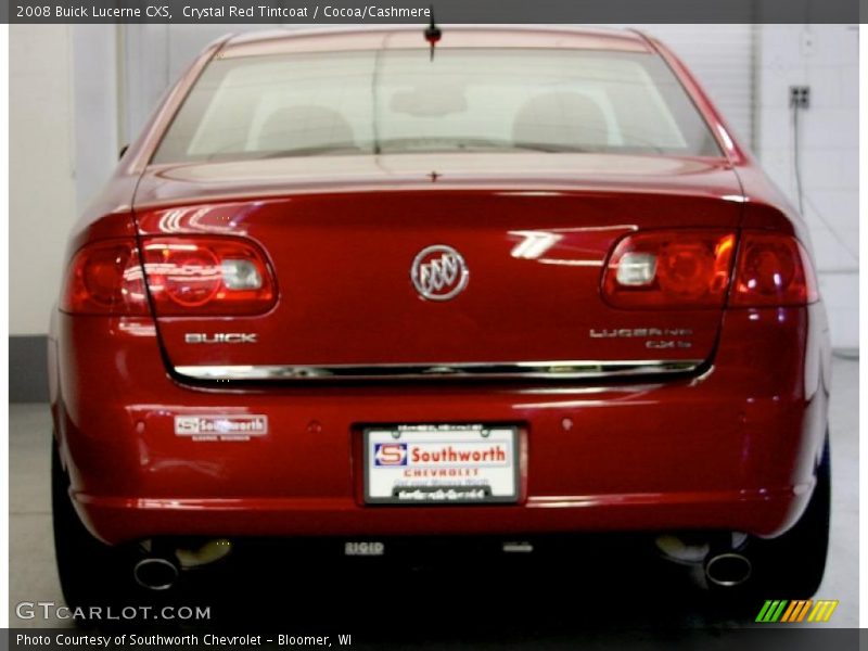 Crystal Red Tintcoat / Cocoa/Cashmere 2008 Buick Lucerne CXS