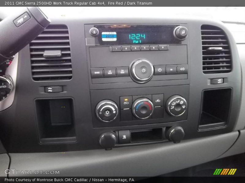Controls of 2011 Sierra 2500HD Work Truck Regular Cab 4x4