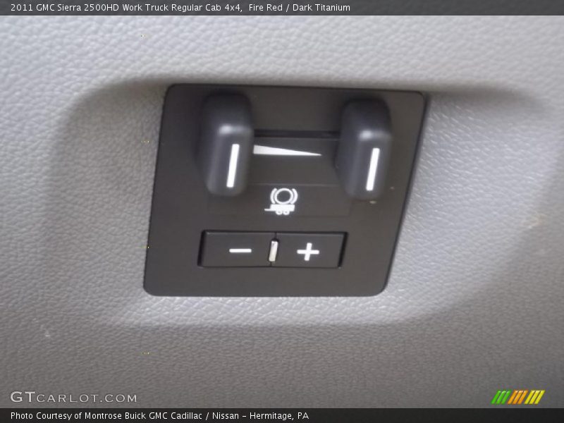 Fire Red / Dark Titanium 2011 GMC Sierra 2500HD Work Truck Regular Cab 4x4