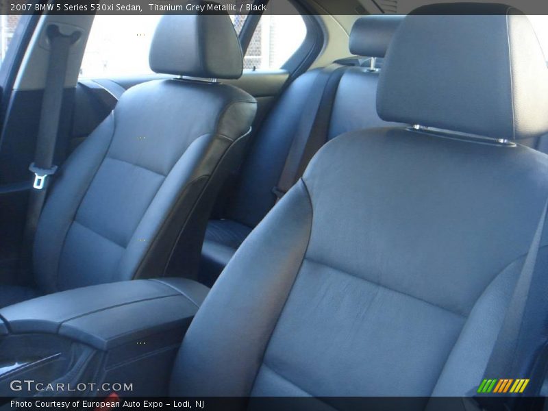Titanium Grey Metallic / Black 2007 BMW 5 Series 530xi Sedan