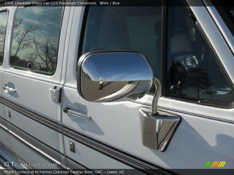 White / Blue 1995 Chevrolet Chevy Van G20 Passenger Conversion