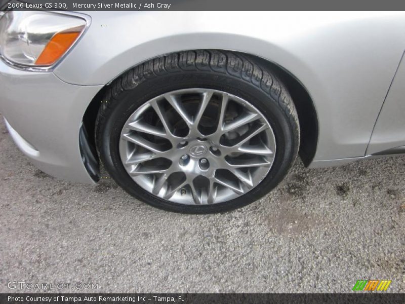 Mercury Silver Metallic / Ash Gray 2006 Lexus GS 300