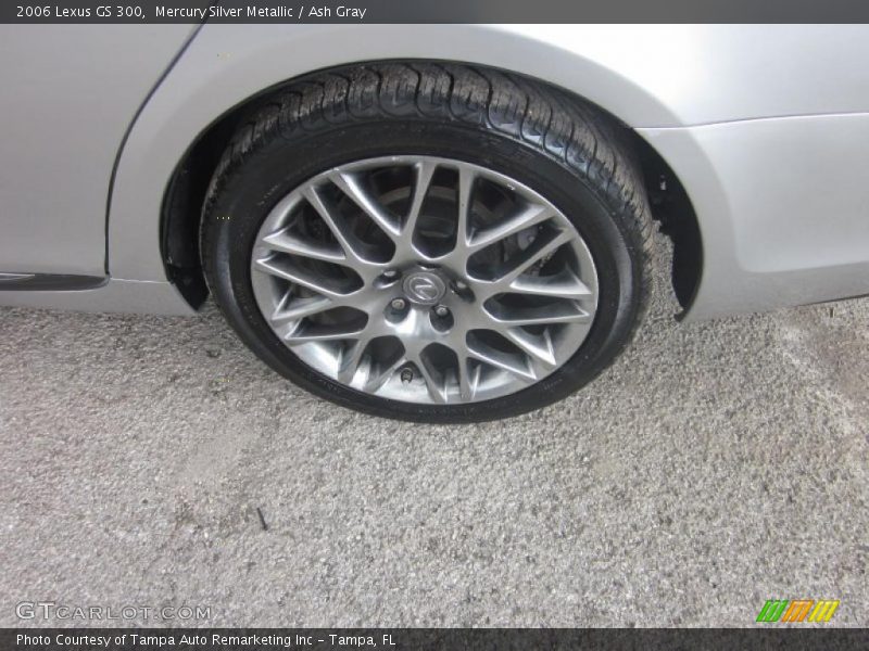 Mercury Silver Metallic / Ash Gray 2006 Lexus GS 300