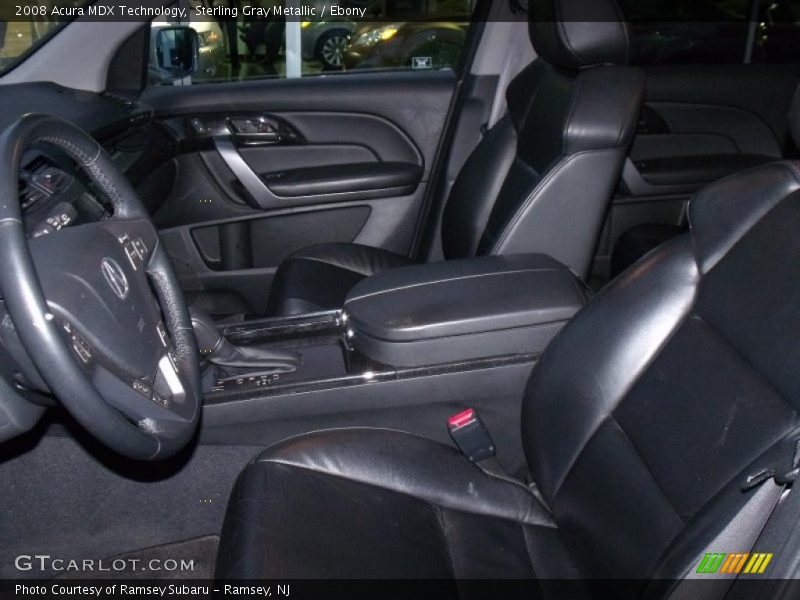 Sterling Gray Metallic / Ebony 2008 Acura MDX Technology