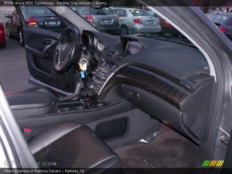 Sterling Gray Metallic / Ebony 2008 Acura MDX Technology