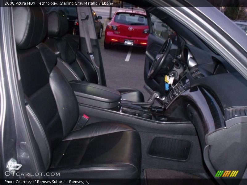Sterling Gray Metallic / Ebony 2008 Acura MDX Technology
