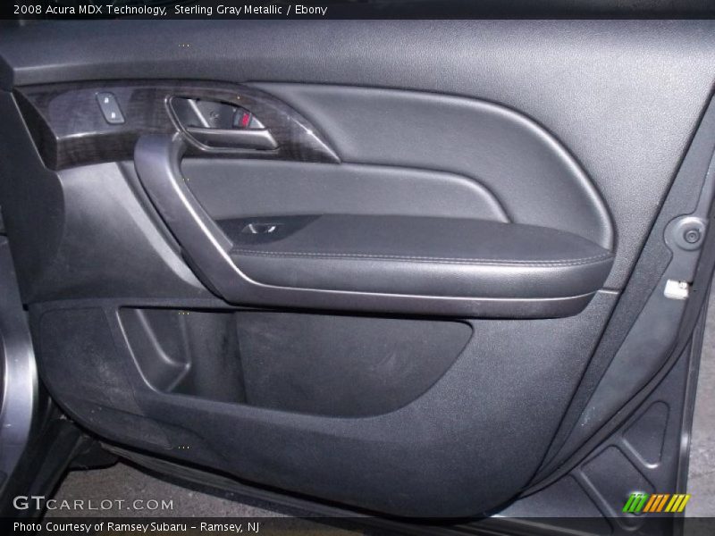 Sterling Gray Metallic / Ebony 2008 Acura MDX Technology