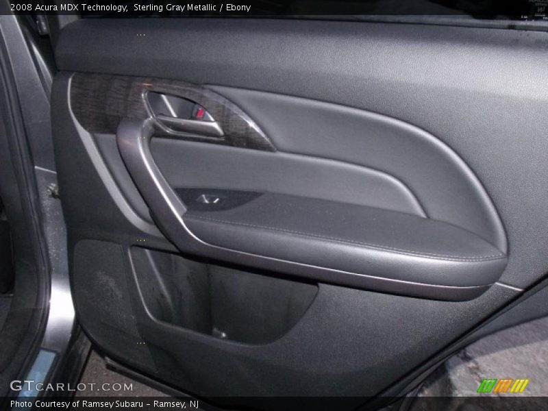 Sterling Gray Metallic / Ebony 2008 Acura MDX Technology