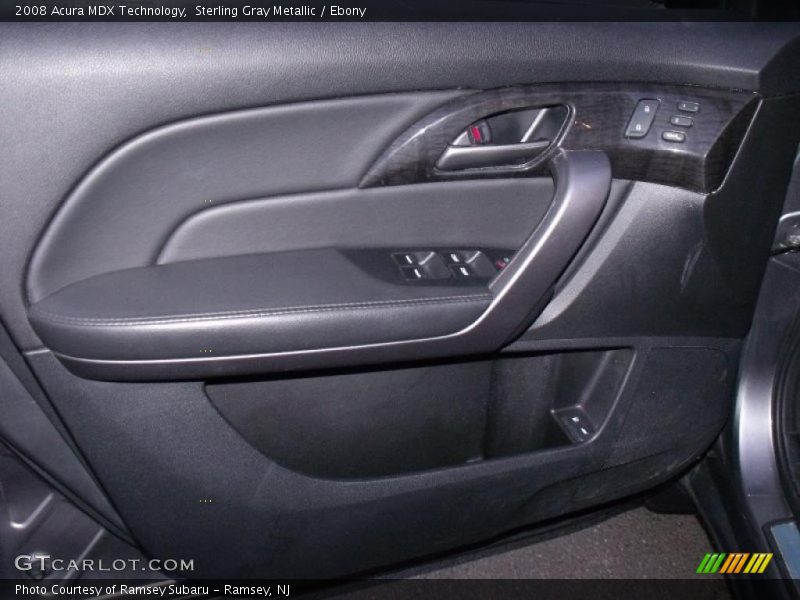 Sterling Gray Metallic / Ebony 2008 Acura MDX Technology
