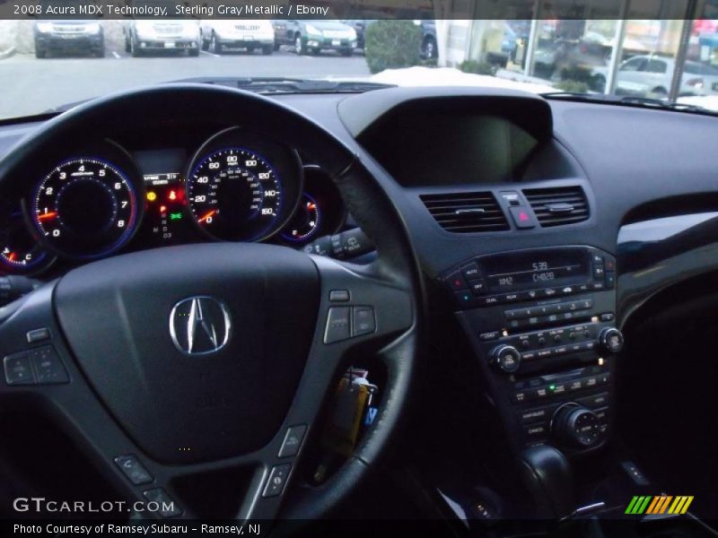 Sterling Gray Metallic / Ebony 2008 Acura MDX Technology