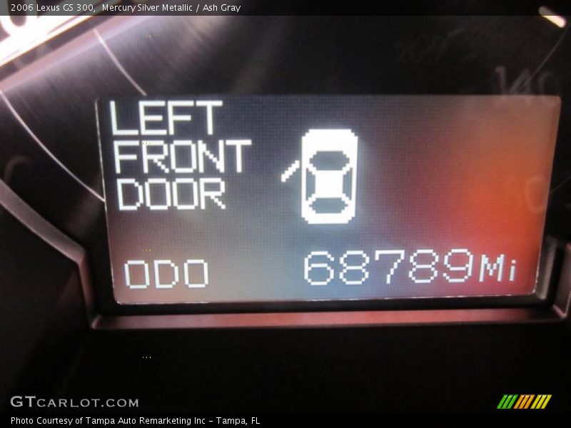 Mercury Silver Metallic / Ash Gray 2006 Lexus GS 300
