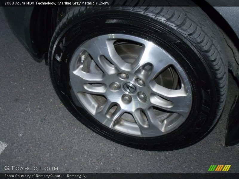 Sterling Gray Metallic / Ebony 2008 Acura MDX Technology