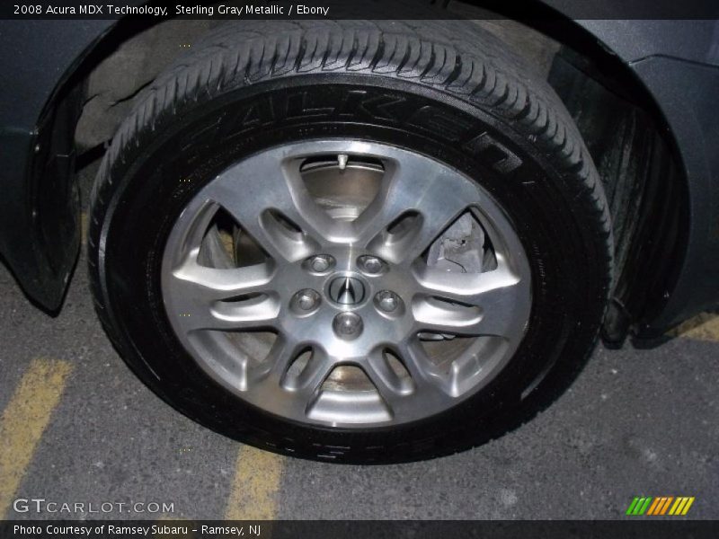 Sterling Gray Metallic / Ebony 2008 Acura MDX Technology