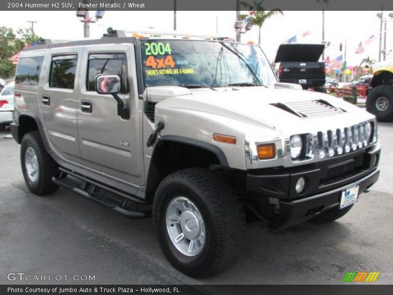 Pewter Metallic / Wheat 2004 Hummer H2 SUV