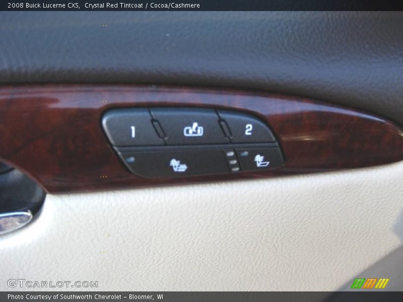 Crystal Red Tintcoat / Cocoa/Cashmere 2008 Buick Lucerne CXS