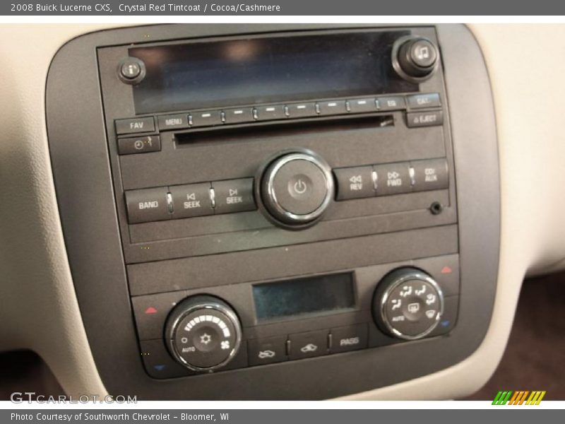 Crystal Red Tintcoat / Cocoa/Cashmere 2008 Buick Lucerne CXS