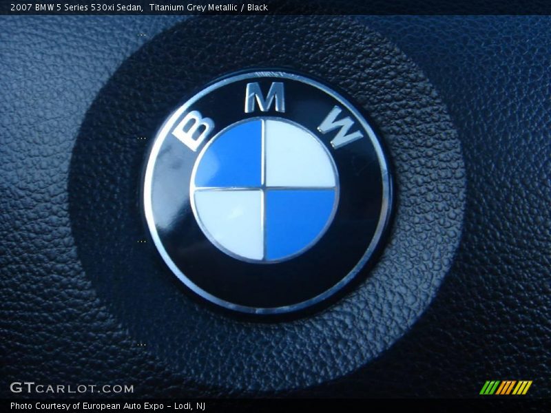 Titanium Grey Metallic / Black 2007 BMW 5 Series 530xi Sedan