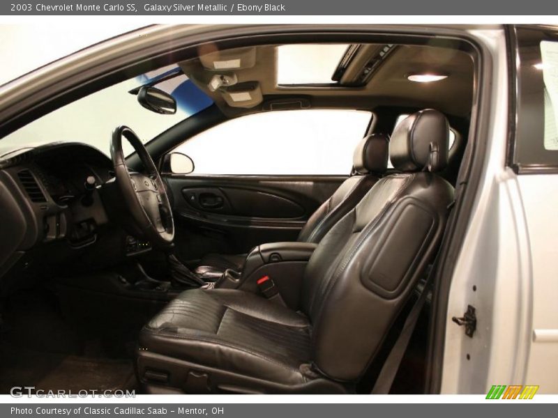 Galaxy Silver Metallic / Ebony Black 2003 Chevrolet Monte Carlo SS