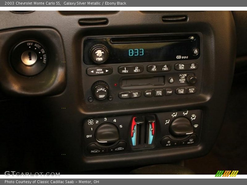 Galaxy Silver Metallic / Ebony Black 2003 Chevrolet Monte Carlo SS