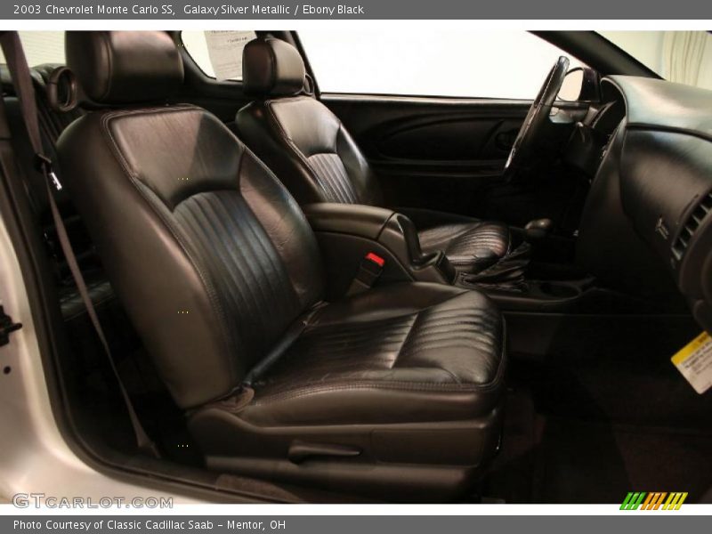 Galaxy Silver Metallic / Ebony Black 2003 Chevrolet Monte Carlo SS