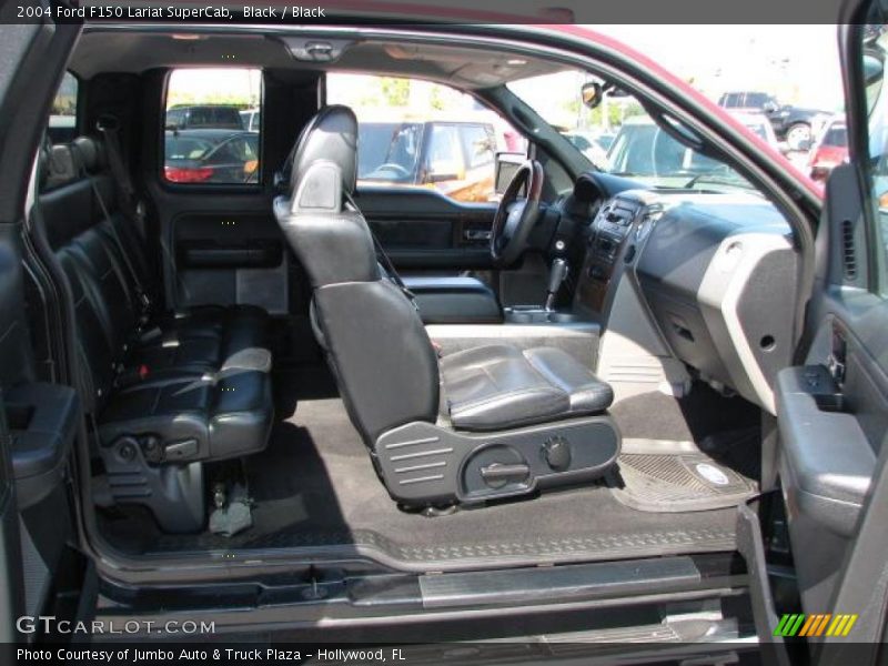 Black / Black 2004 Ford F150 Lariat SuperCab
