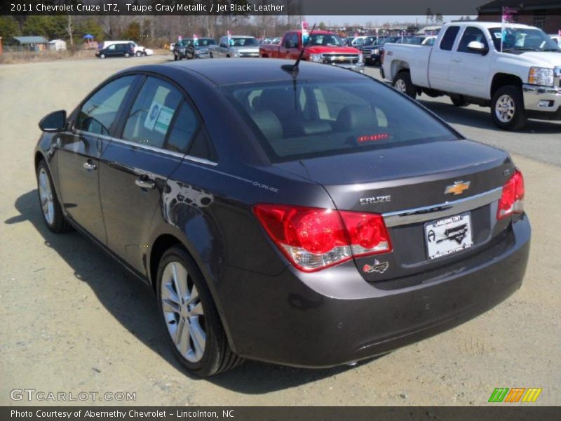 Taupe Gray Metallic / Jet Black Leather 2011 Chevrolet Cruze LTZ