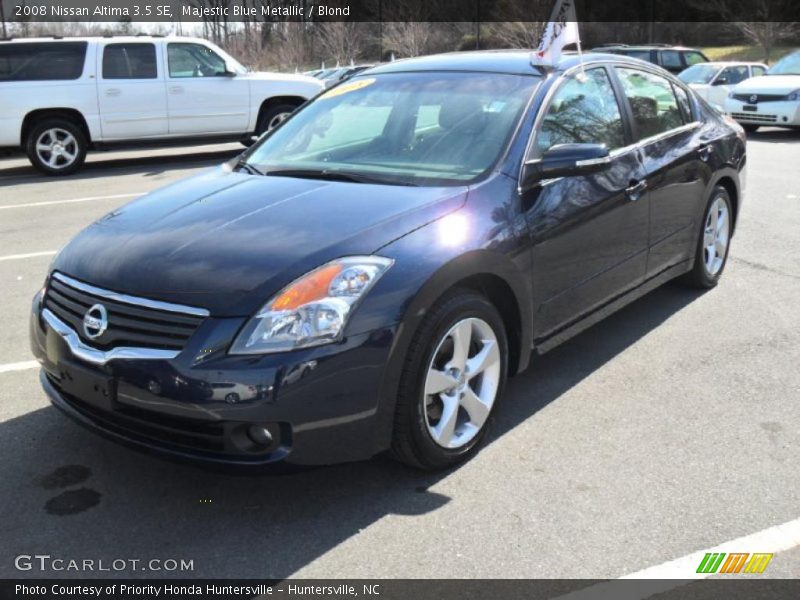 Majestic Blue Metallic / Blond 2008 Nissan Altima 3.5 SE