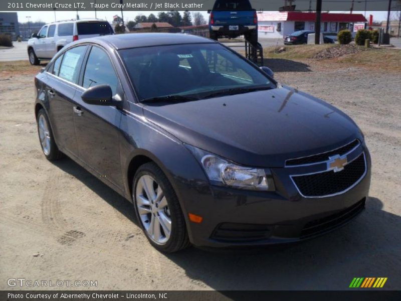 Taupe Gray Metallic / Jet Black Leather 2011 Chevrolet Cruze LTZ