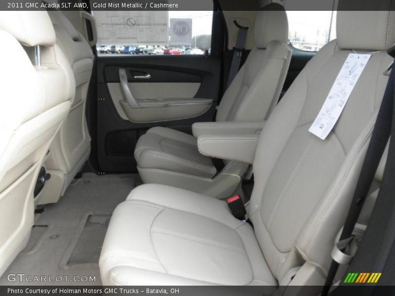 Gold Mist Metallic / Cashmere 2011 GMC Acadia SLT AWD