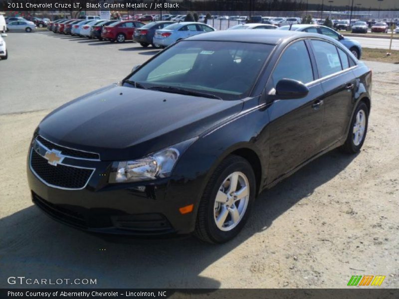 Black Granite Metallic / Jet Black 2011 Chevrolet Cruze LT