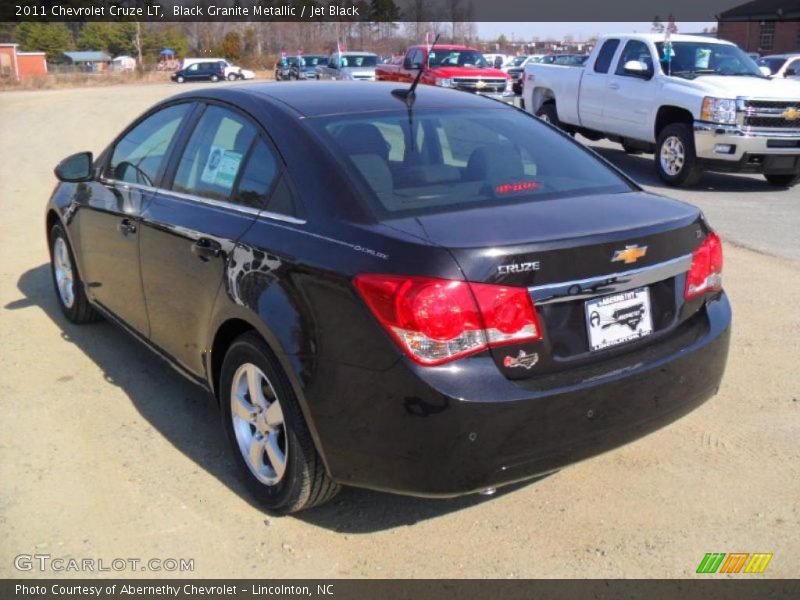 Black Granite Metallic / Jet Black 2011 Chevrolet Cruze LT