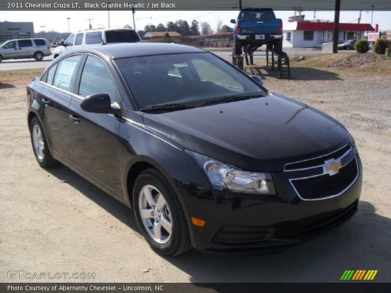 Black Granite Metallic / Jet Black 2011 Chevrolet Cruze LT
