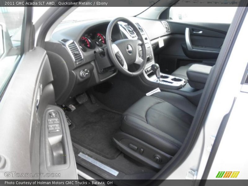 Quicksilver Metallic / Ebony 2011 GMC Acadia SLT AWD