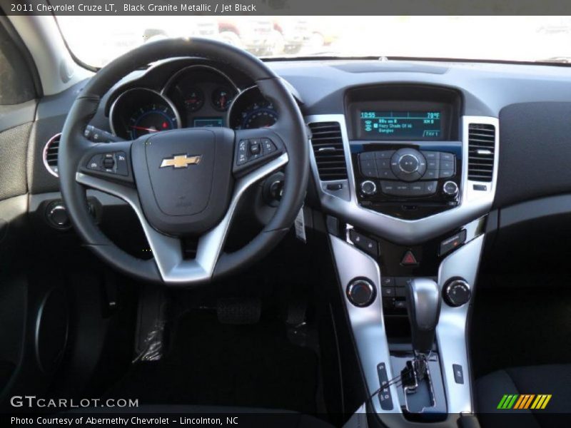 Black Granite Metallic / Jet Black 2011 Chevrolet Cruze LT