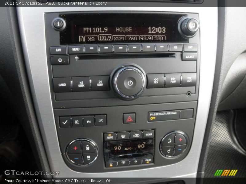 Quicksilver Metallic / Ebony 2011 GMC Acadia SLT AWD