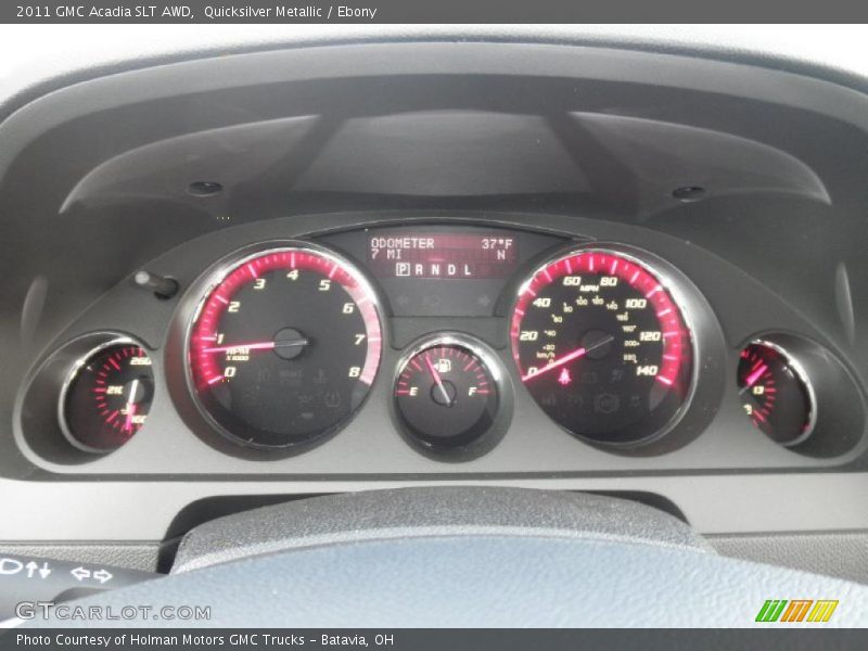 Quicksilver Metallic / Ebony 2011 GMC Acadia SLT AWD