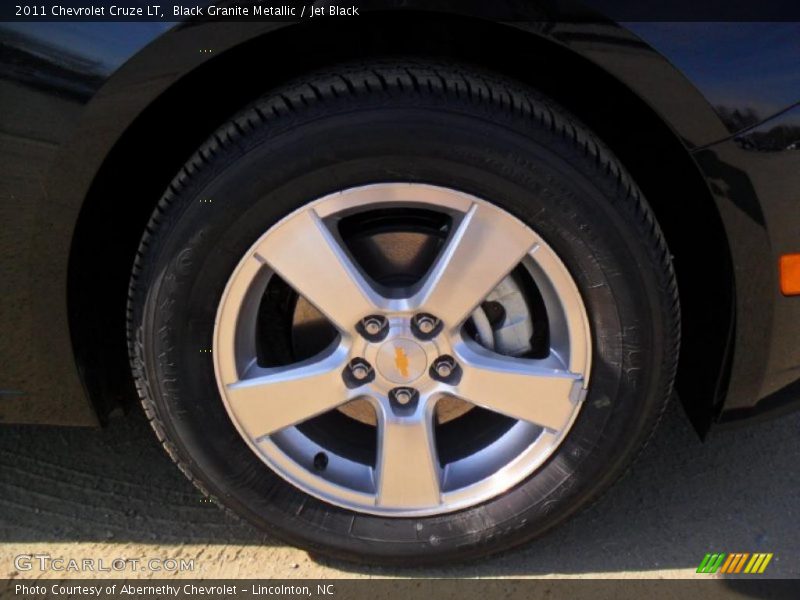 Black Granite Metallic / Jet Black 2011 Chevrolet Cruze LT