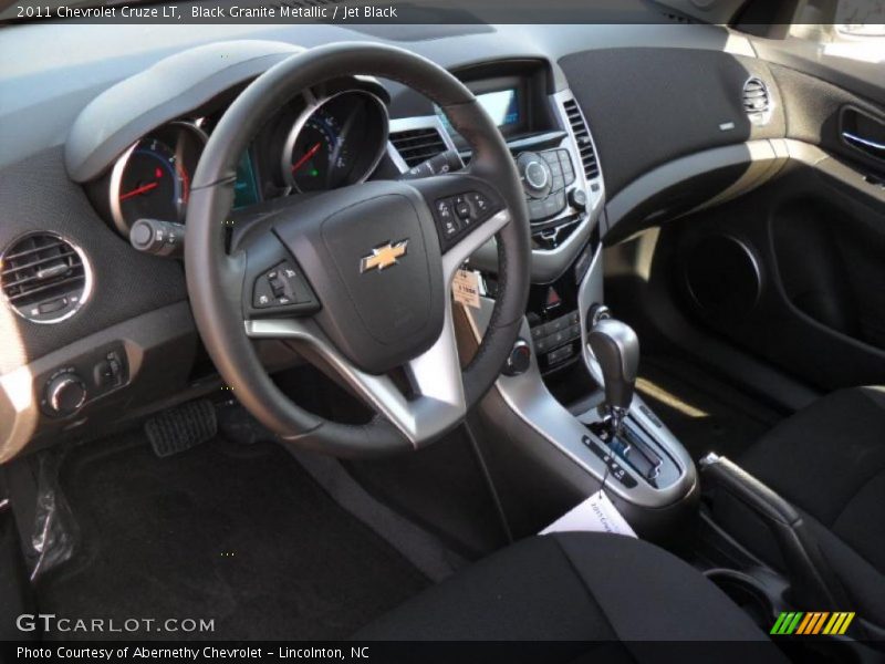 Black Granite Metallic / Jet Black 2011 Chevrolet Cruze LT