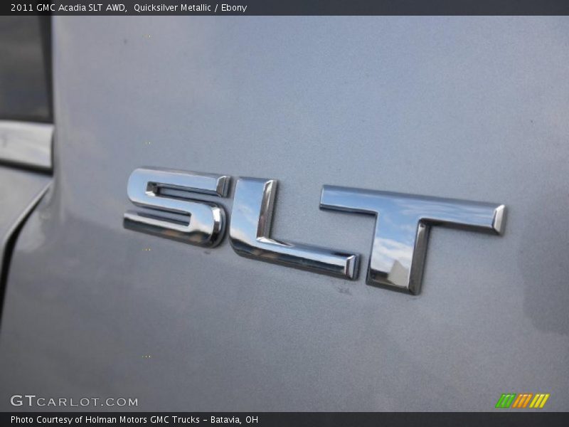Quicksilver Metallic / Ebony 2011 GMC Acadia SLT AWD