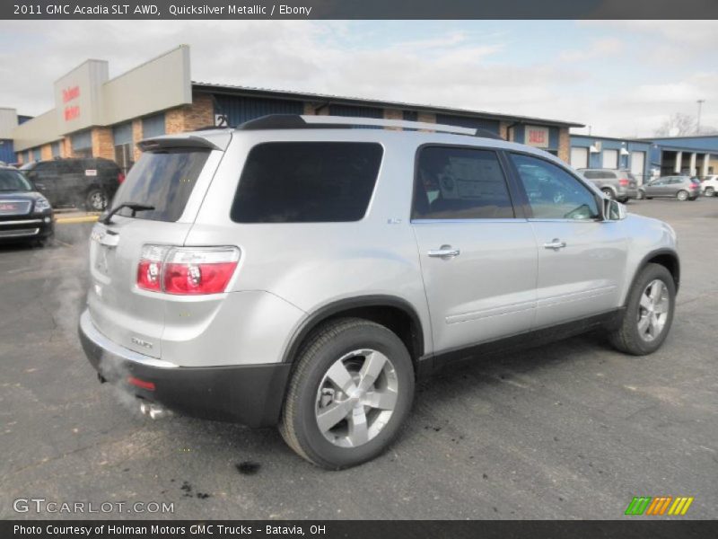 Quicksilver Metallic / Ebony 2011 GMC Acadia SLT AWD