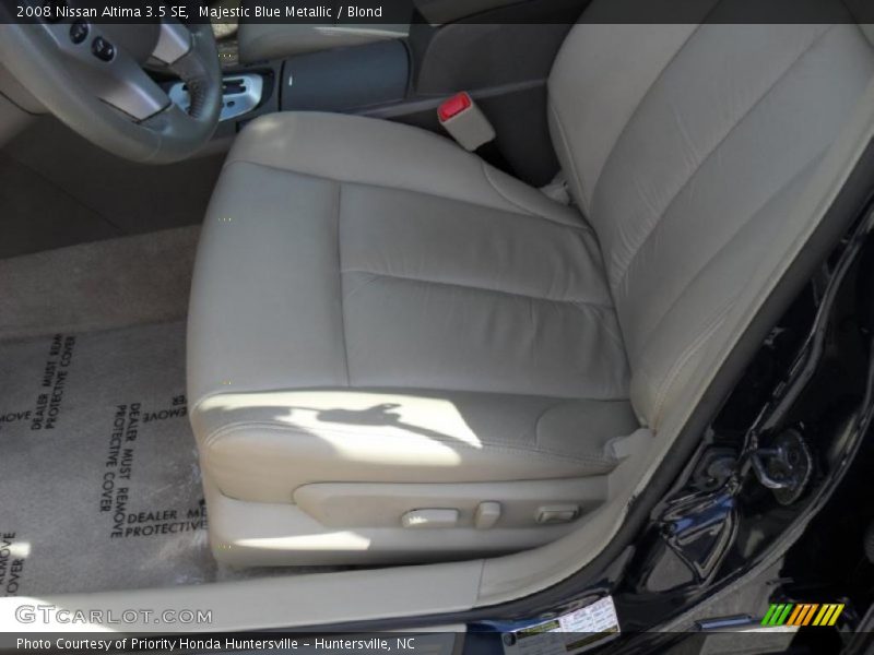 Majestic Blue Metallic / Blond 2008 Nissan Altima 3.5 SE