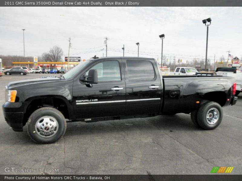  2011 Sierra 3500HD Denali Crew Cab 4x4 Dually Onyx Black