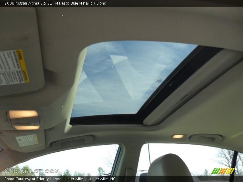 Majestic Blue Metallic / Blond 2008 Nissan Altima 3.5 SE