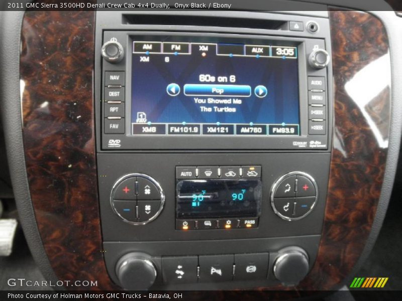 Controls of 2011 Sierra 3500HD Denali Crew Cab 4x4 Dually
